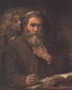 REMBRANDT Harmenszoon van Rijn Saint Matthem and the Angel (mk33) France oil painting artist